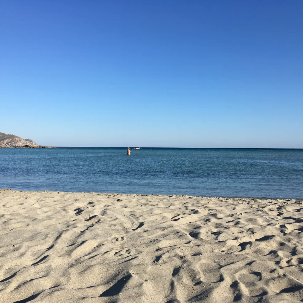 Beaches in Chania Crete - swimming in Chania